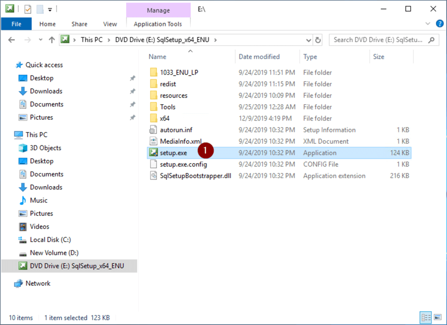 SSAS Install Screen 1