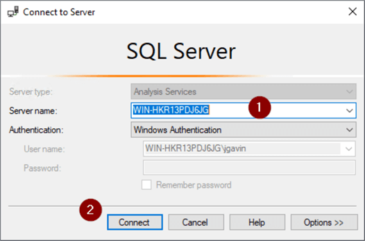 SSMS Screen 2