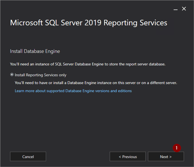 SSRS Install Screen 4