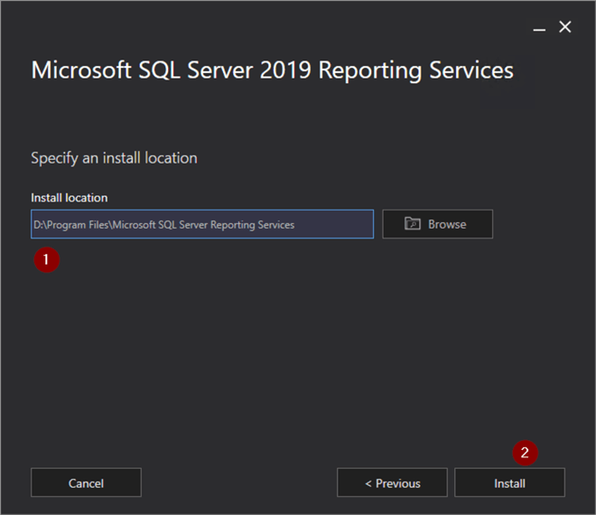 SSRS Install Screen 5