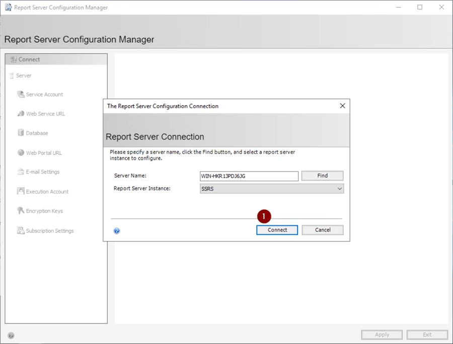 SSRS Install Screen 7