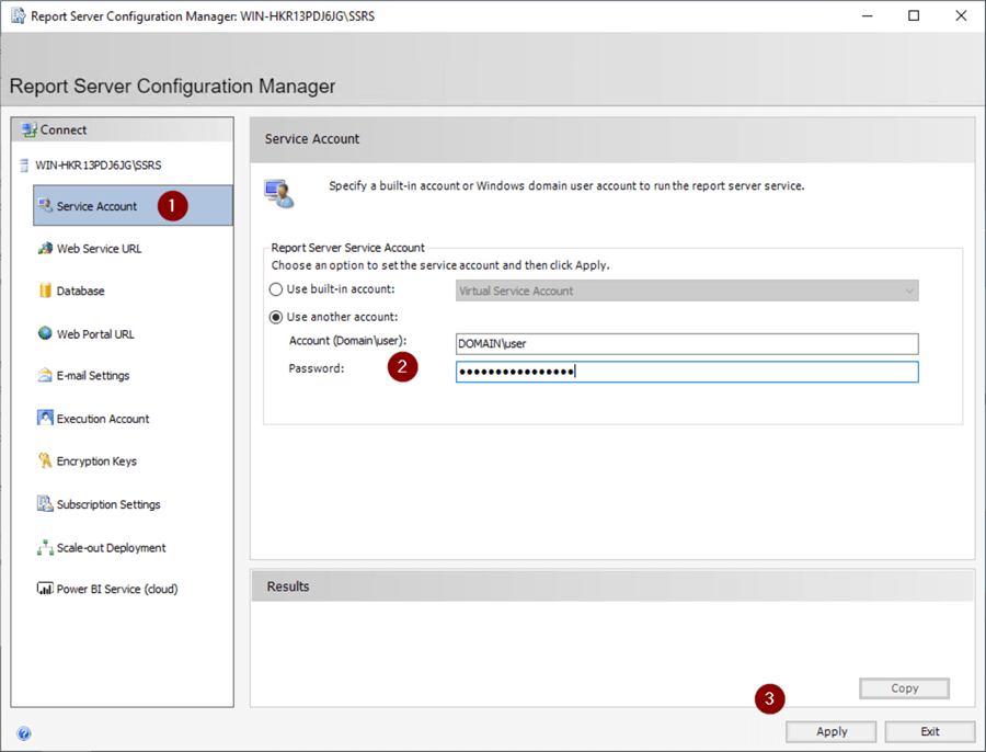 SSRS Install Screen 8