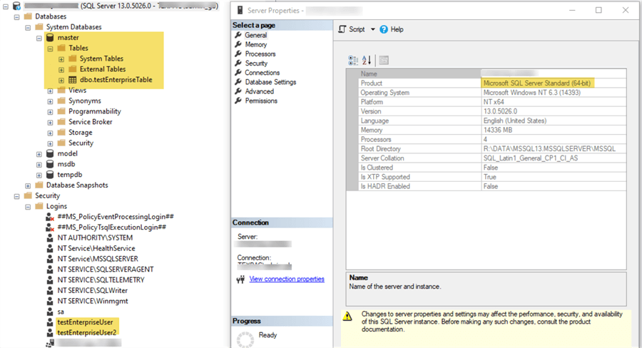 system tables