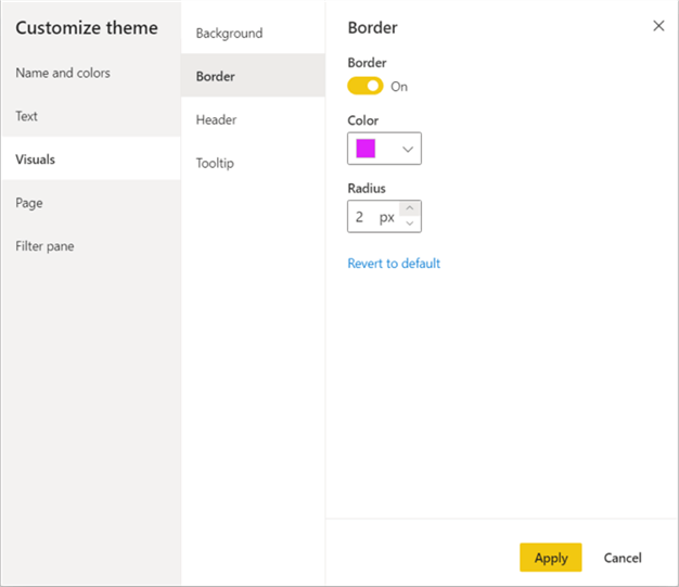 customize theme