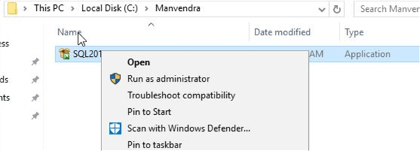run as administrator