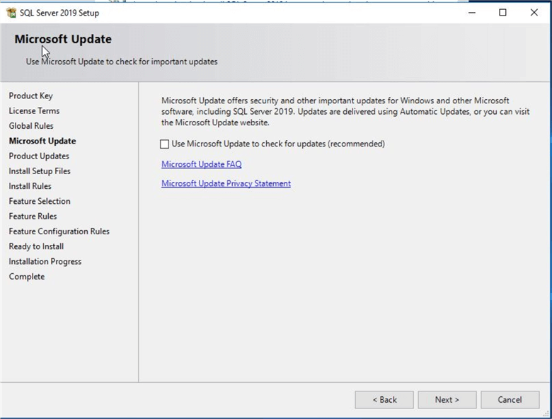microsoft update