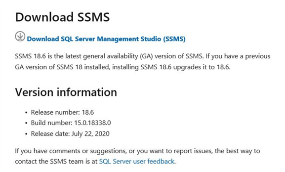 download ssms