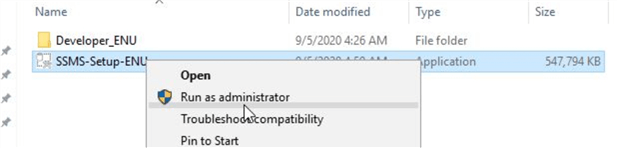 run as administrator
