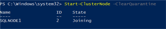 Manually remove the quarantine status
