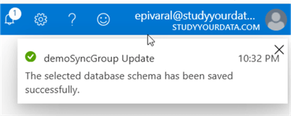 sync group created