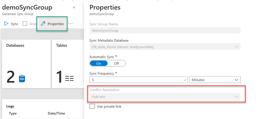 change sync frequency