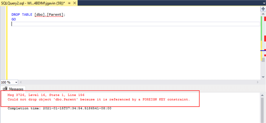 Drop Table SQL Server Examples with T-SQL and SSMS