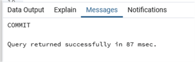 query results