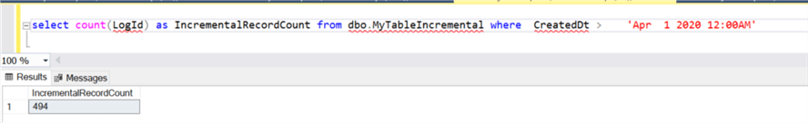 pipeline_run_details_rowcnt5 execution details of the pipeline/SQL rowcnt5