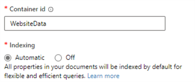 AddContainer1 Configure the container details1