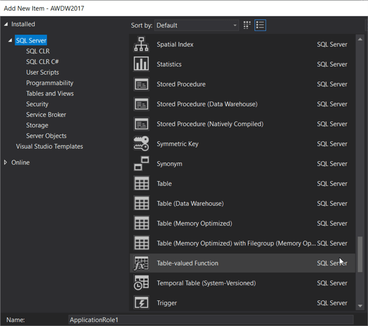 SSDT Top Features for Database Projects