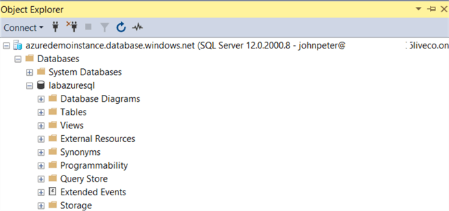 ssms object explorer