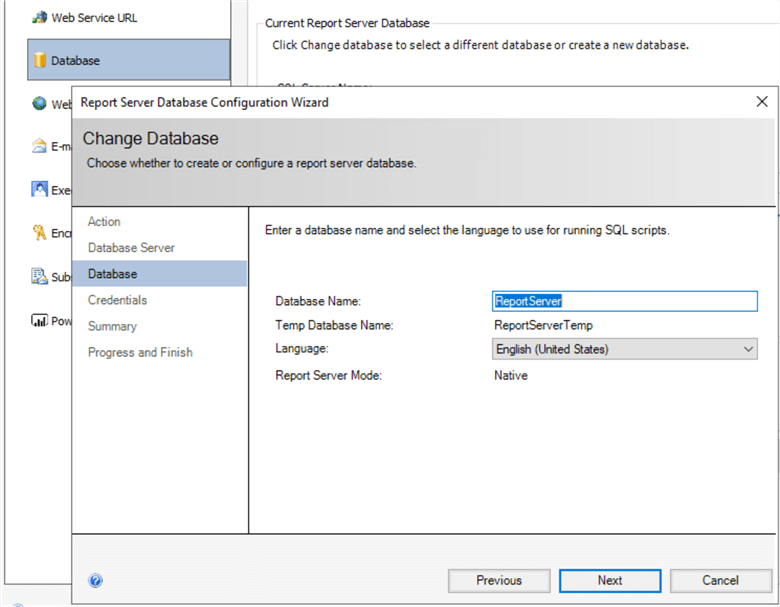 report server configuration manager