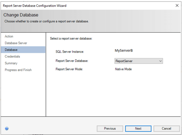 report server configuration manager
