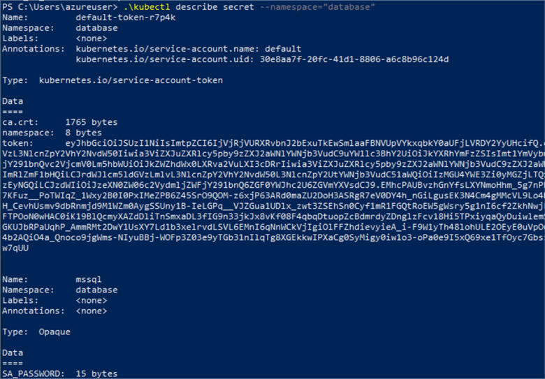 kubectl command