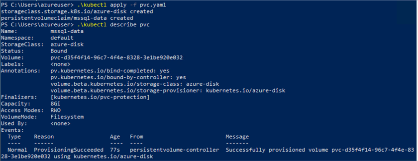 kubectl command