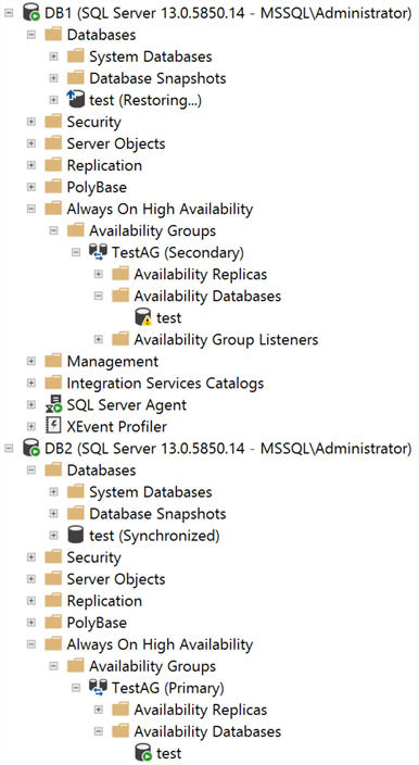 ssms object explorer