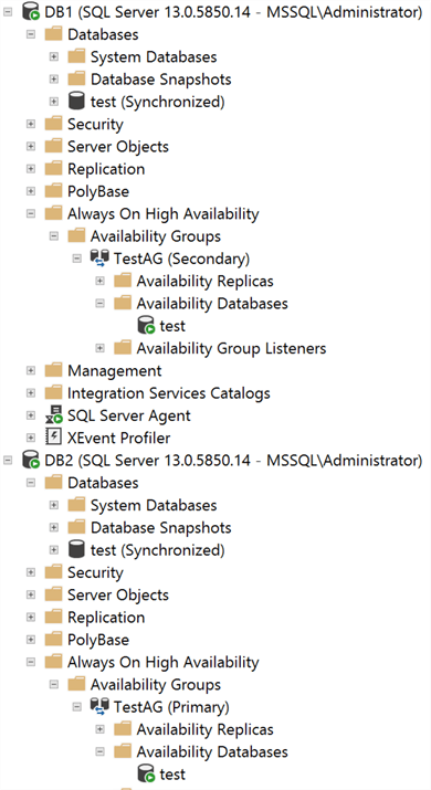 ssms object explorer