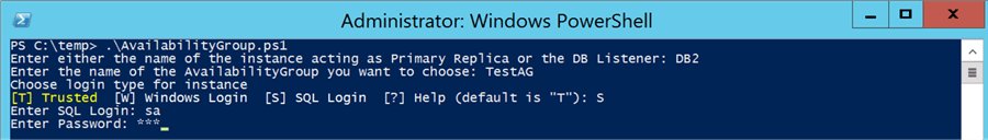 powershell script