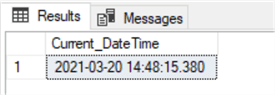 SQL Server Current Date