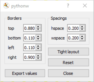 border settings