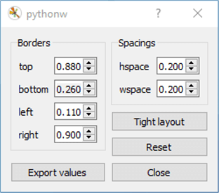 border settings