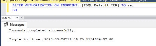 query output