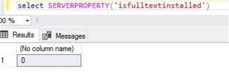 query results