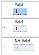query results