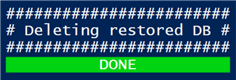 delete database