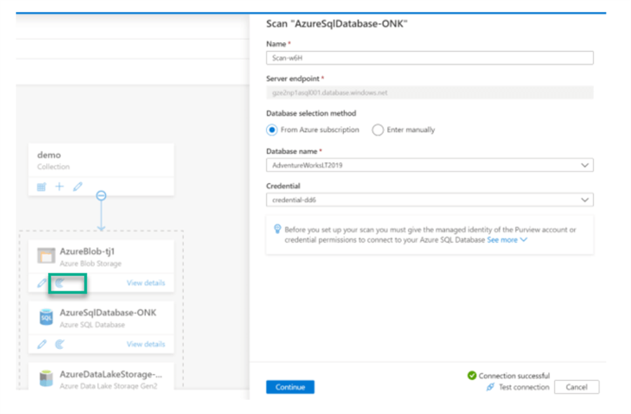 ScanSources Step to scan sources for Purview 