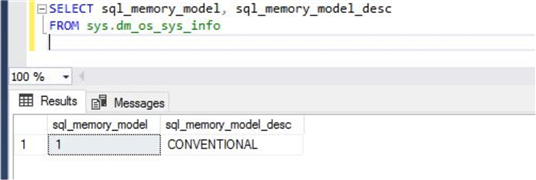 check lock pages in memory setting