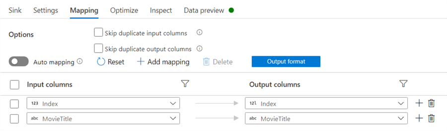 map columns