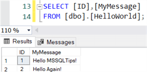 select with explicit columns