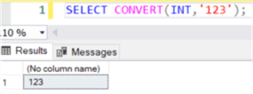 Examples for SQL CAST and SQL CONVERT Functions
