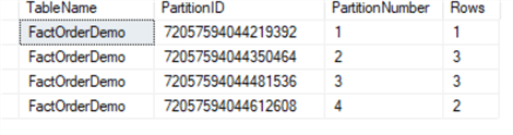 query results