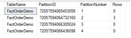 query results