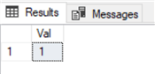 query results