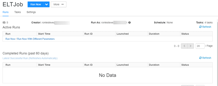JobMonitoring DBricks Jobs monitoring UI
