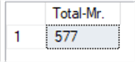 query results