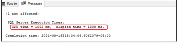 ssms message