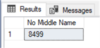 query results