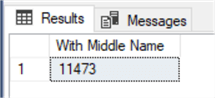 query results