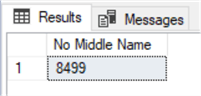 query results