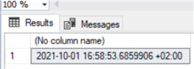 query results